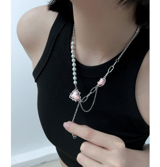 Hot Amazing Awsome New Arrival Necklace My Heart Pinky New Arrival Girls Like