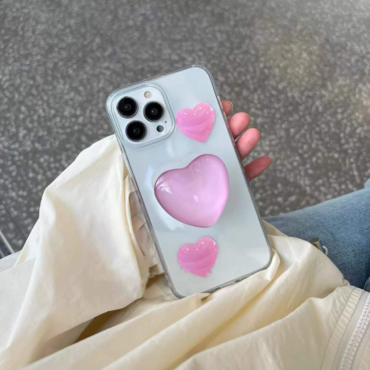 Amazing Chic Simple Heart Phone Case