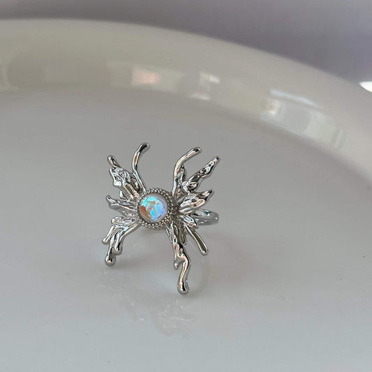 Amazing Awsome Butterfly Moonstone Ring New Boy And Girl