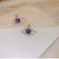Hot Amazing Awsome Best Purple Saturn Princess Necklace Bracelet Earring On Sale