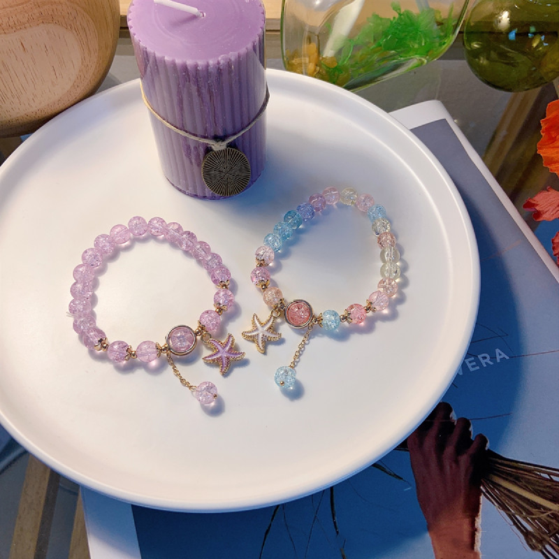 Elegant Colorful Beads Star Bracelet